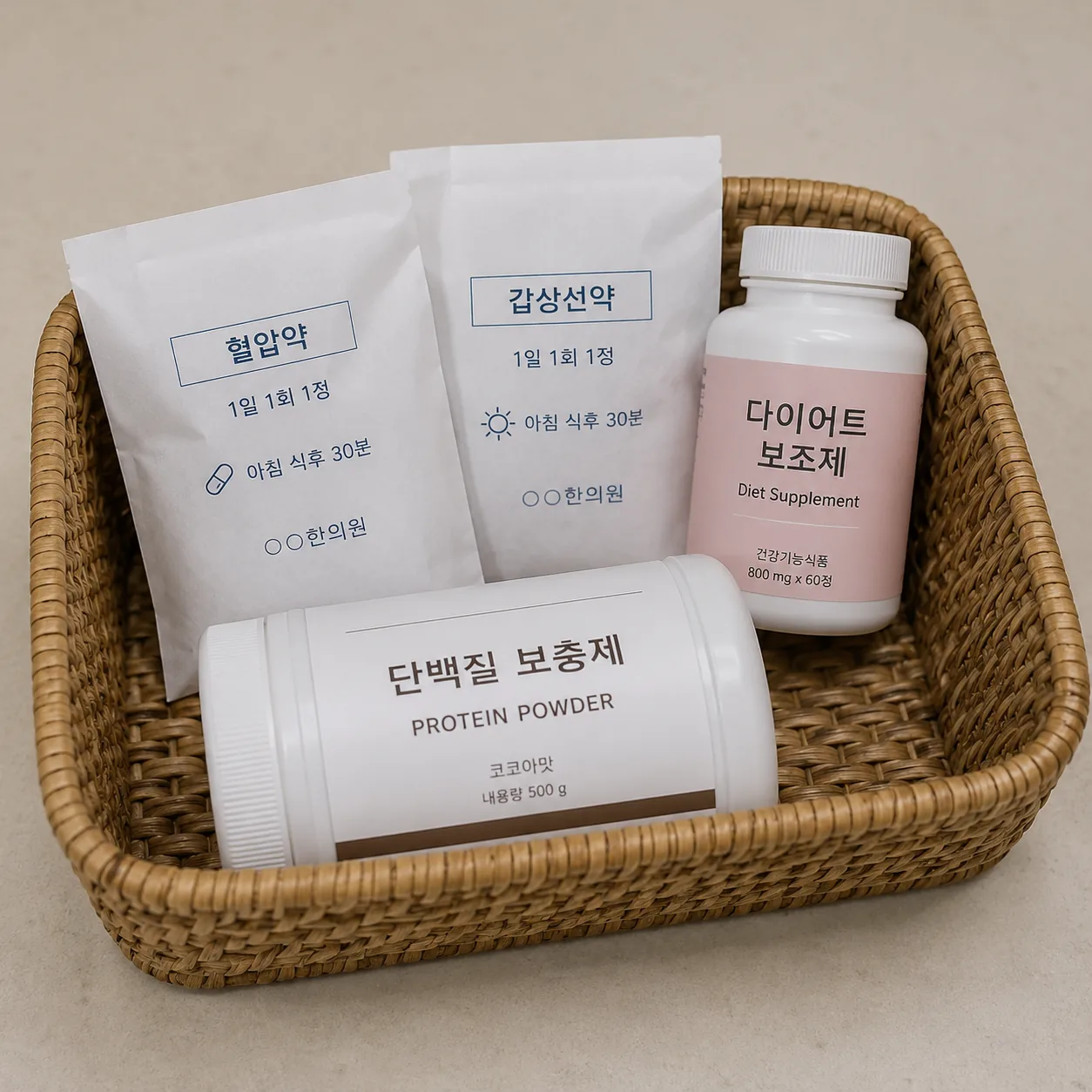 다이어트 한약 상담 시 함께 확인하는 복용약과 건강기능식품 목록
